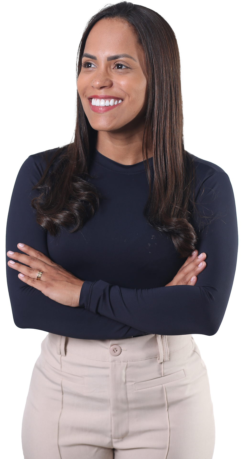 Denise Fonseca em atividade comunitária